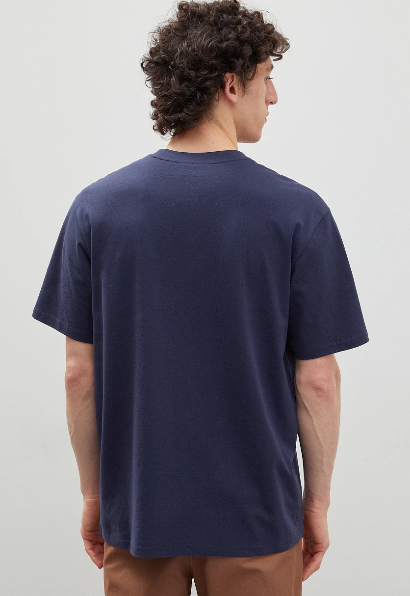 Футболка из хлопка с принтом, Модель FBD210103-1P, Фото №5