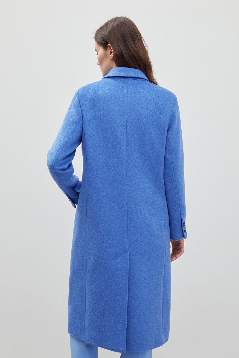Пальто приталенного кроя с шерстью, Модель FBD11003-2, Фото №5