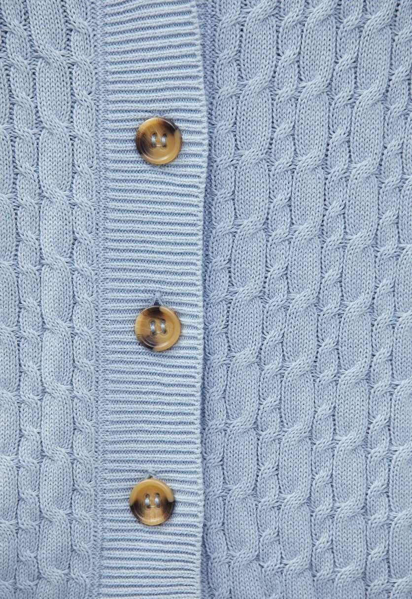 Кардиган с рельефным узором, Модель FBD11114, Фото №6