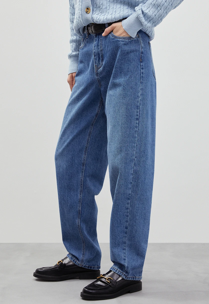 Джинсы loose fit женские, Модель FBD15004, Фото №3
