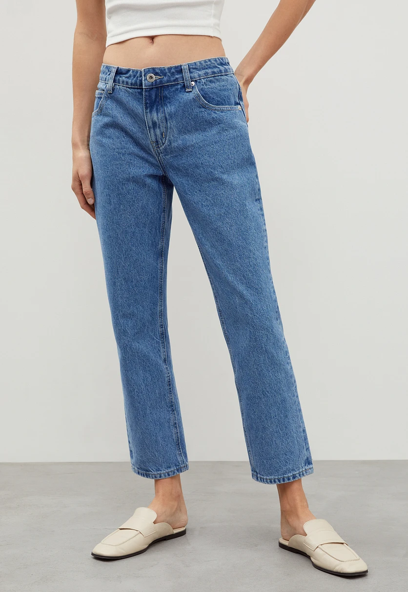 Джинсы straight fit женские, Модель FBD15005, Фото №2
