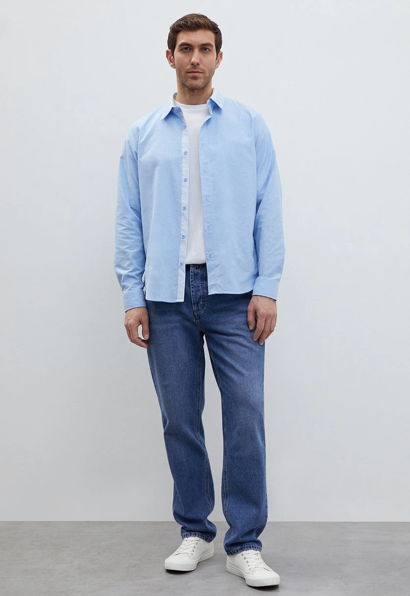 Джинсы straight fit мужские, Модель FBD25001, Фото №1
