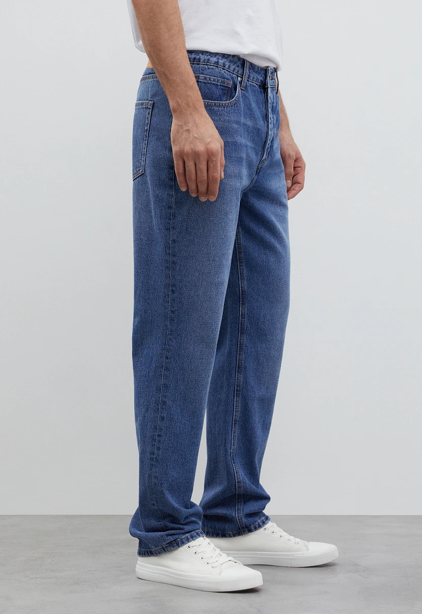 Джинсы straight fit мужские, Модель FBD25001, Фото №3