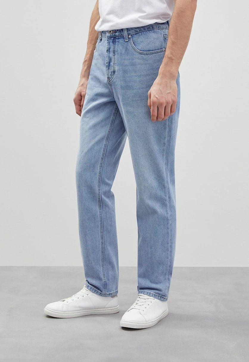 Джинсы straight fit мужские, Модель FBD25001, Фото №3