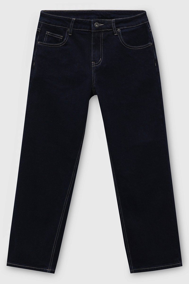 Укороченные прямые джинсы, Модель FBD15007, Фото №5