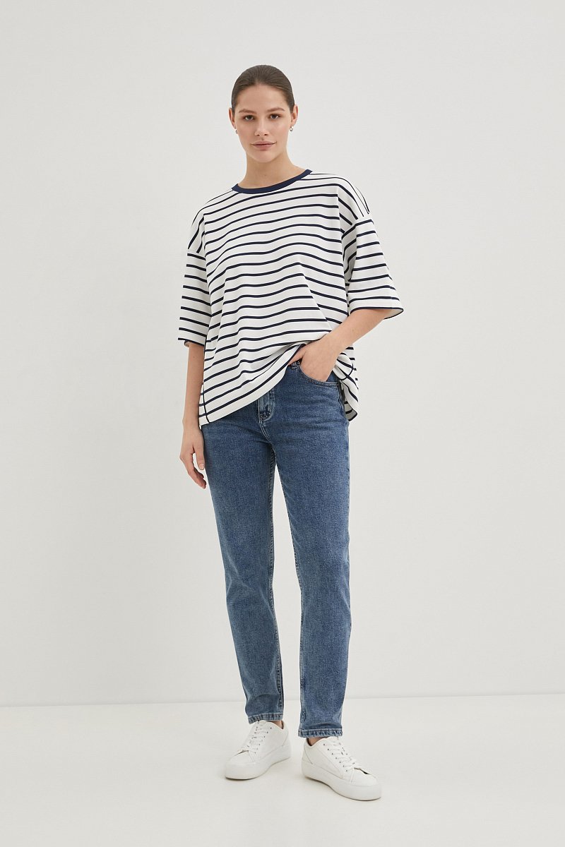 Джинсы slim fit с эластаном, Модель FBD15010, Фото №3