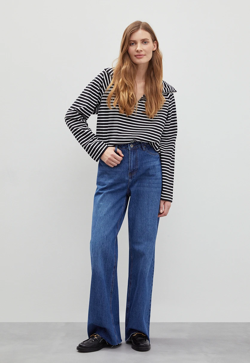 Джинсы loose fit женские, Модель FBD15003, Фото №1