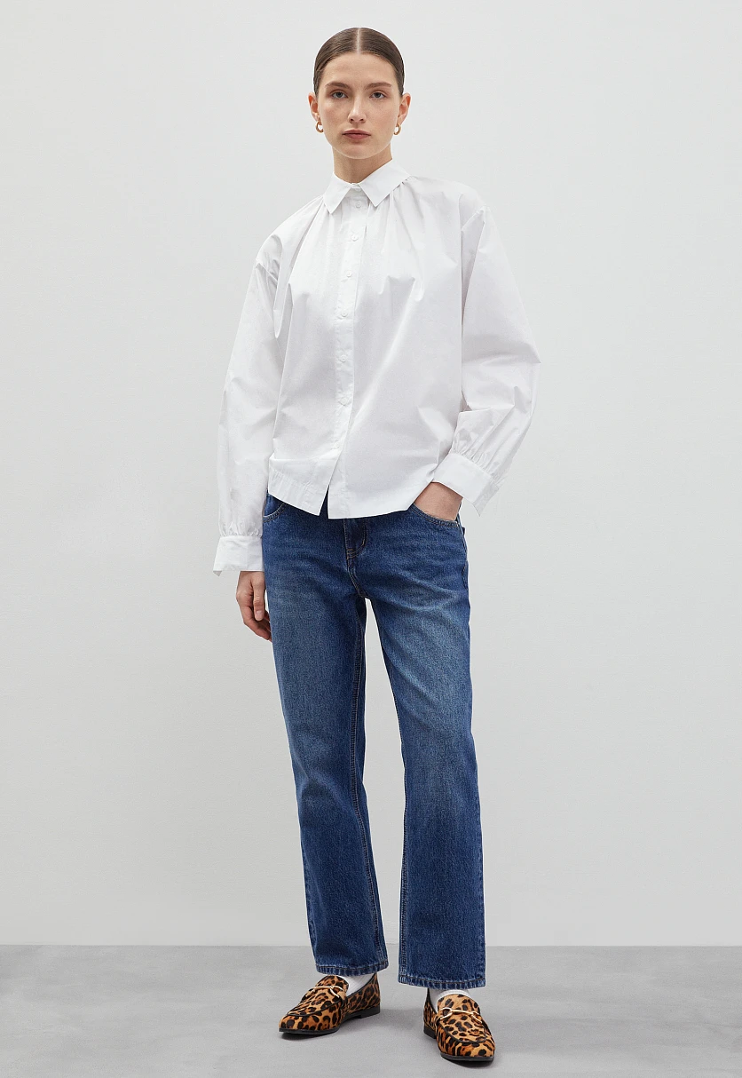 Джинсы straight fit женские, Модель FBD15005, Фото №1