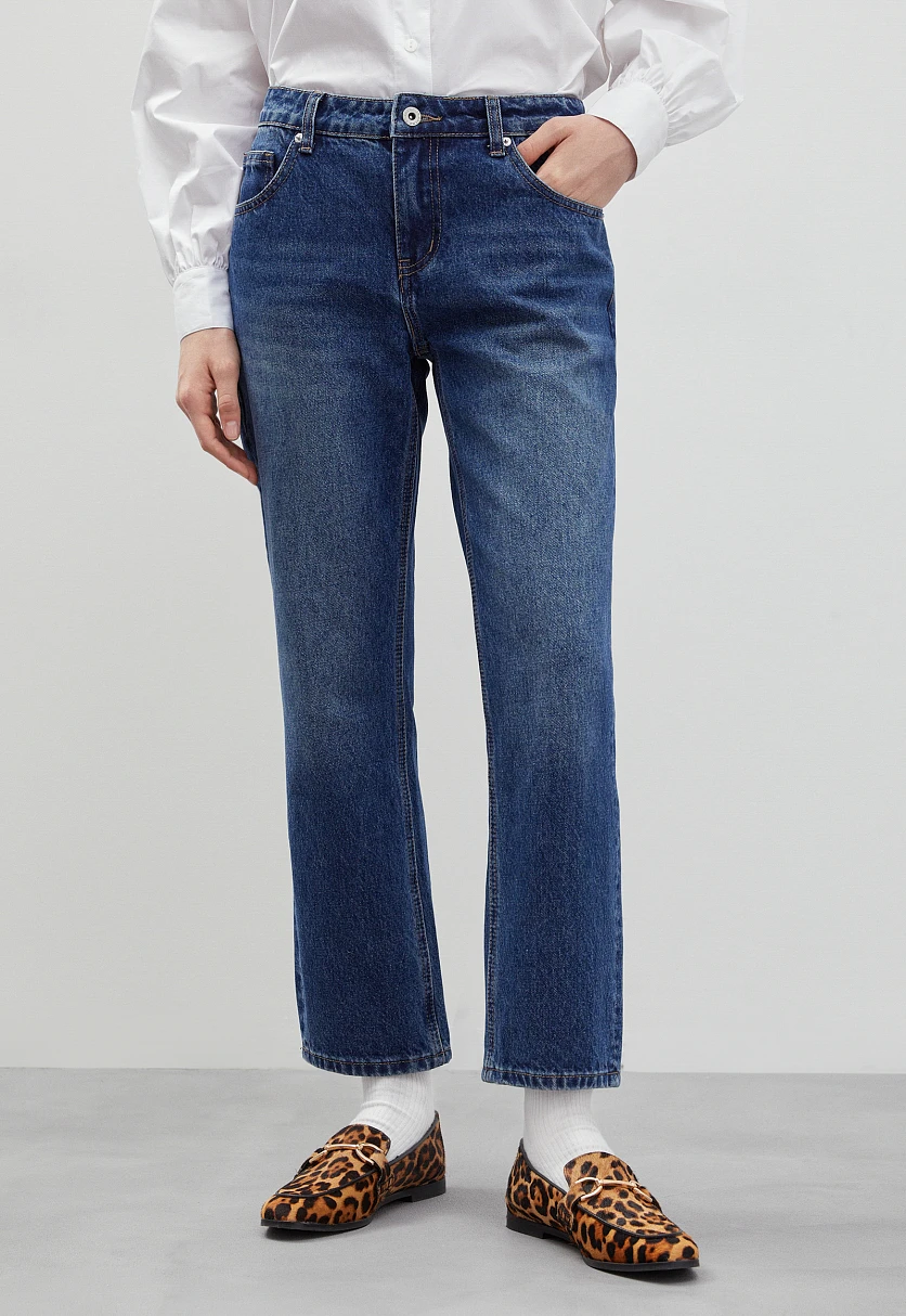 Джинсы straight fit женские, Модель FBD15005, Фото №2