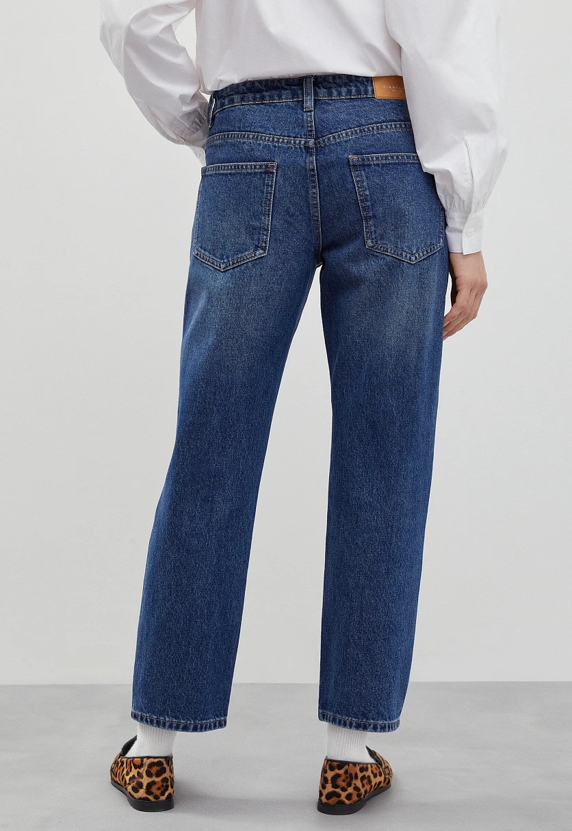 Джинсы straight fit женские, Модель FBD15005, Фото №4
