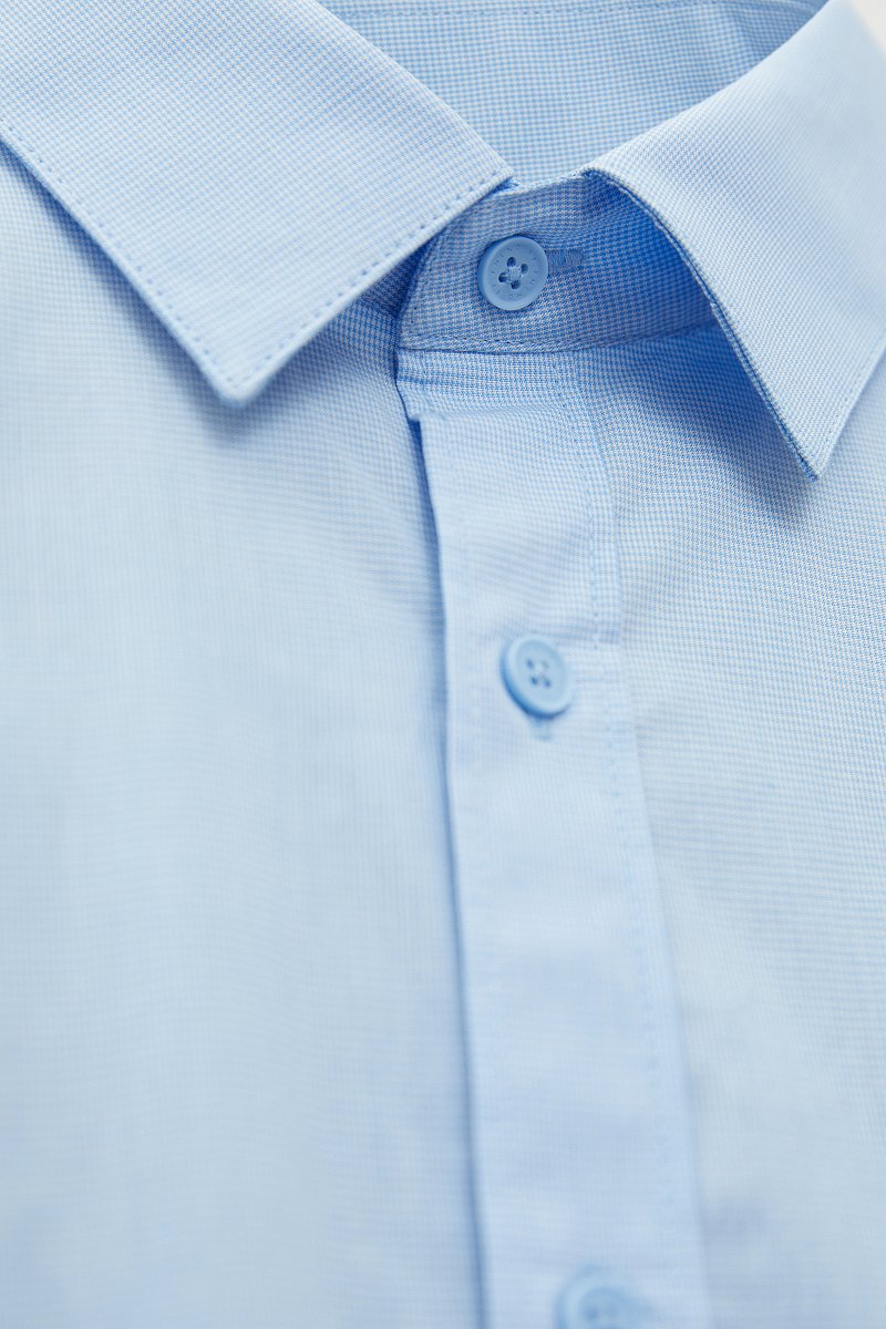 Базовая рубашка из натурального хлопка, Модель FBD21019, Фото №6