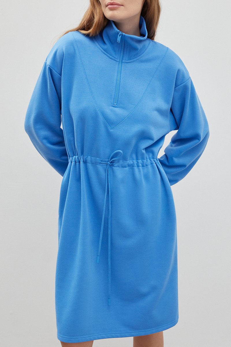 Платье прямого кроя с молнией, Модель FBD110188, Фото №3