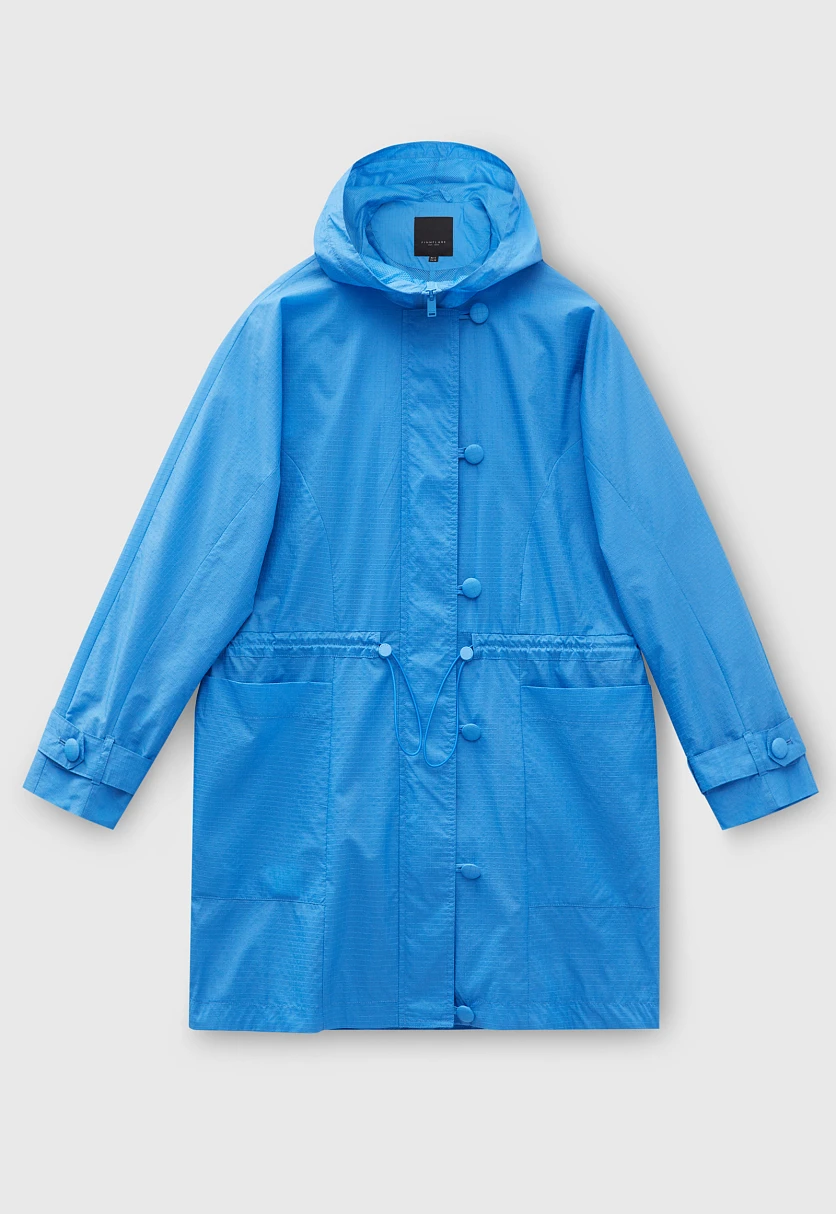 Укороченный плащ с капюшоном, Модель FBD11042, Фото №8