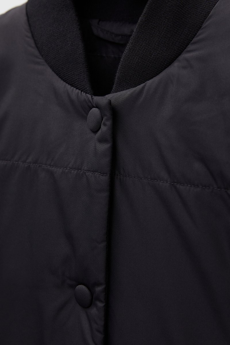 Утепленное пальто с поясом, Модель FBD11031, Фото №6