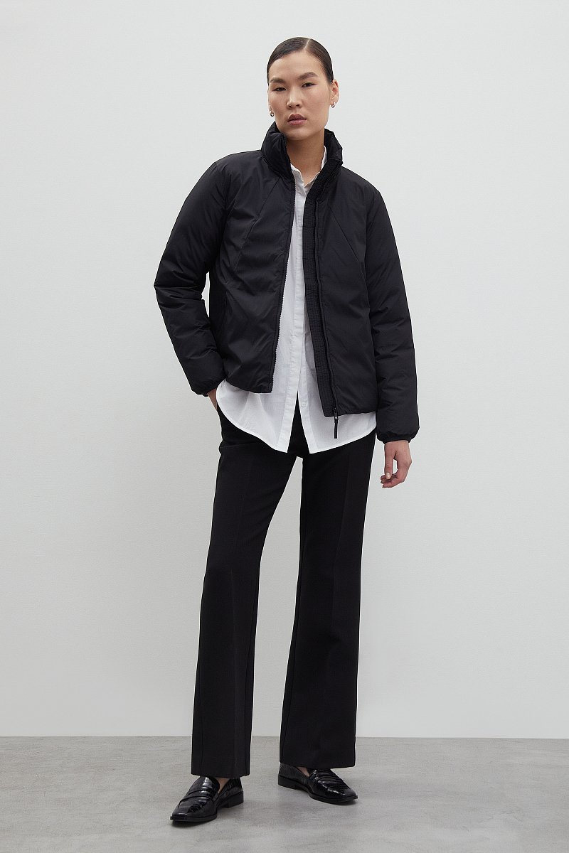 Стеганая куртка с карманами, Модель FBD11078, Фото №2