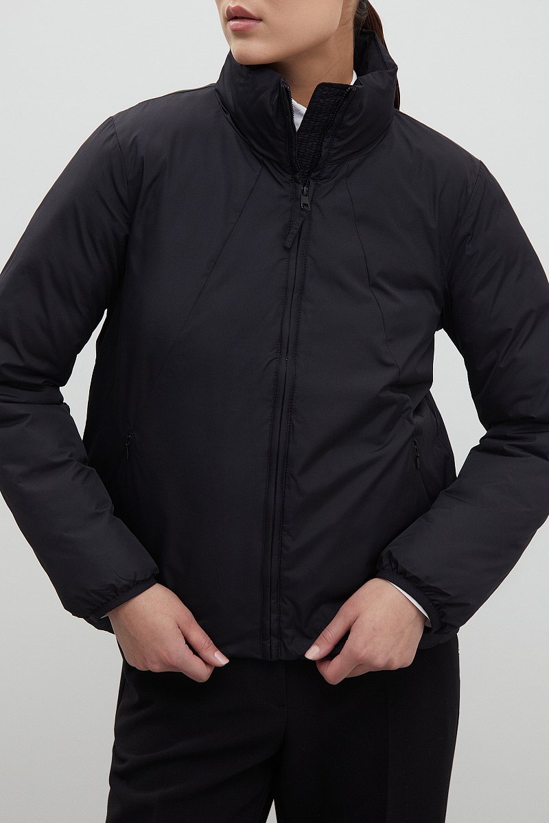 Стеганая куртка с карманами, Модель FBD11078, Фото №3