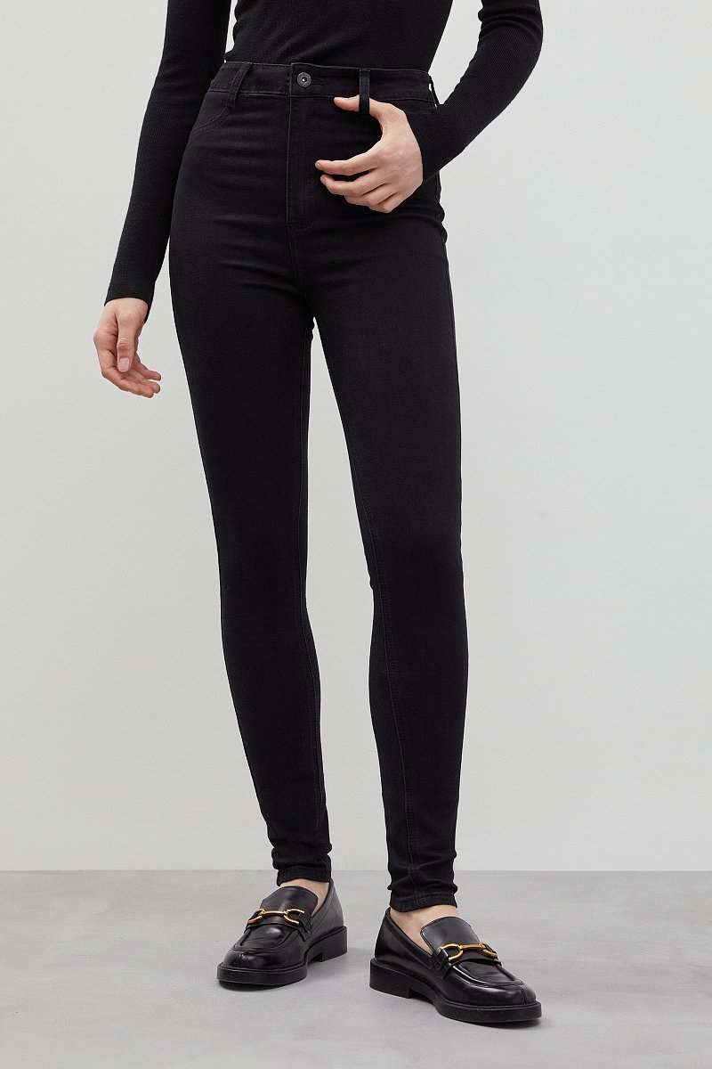 Джинсы slim fit с эластаном, Модель FBD15002, Фото №2