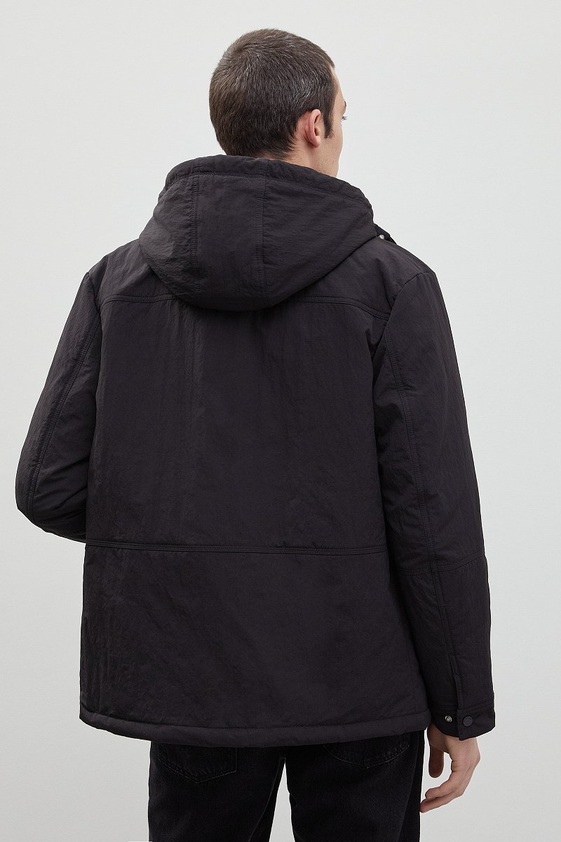 Утепленная куртка с капюшоном, Модель FBD21011, Фото №5