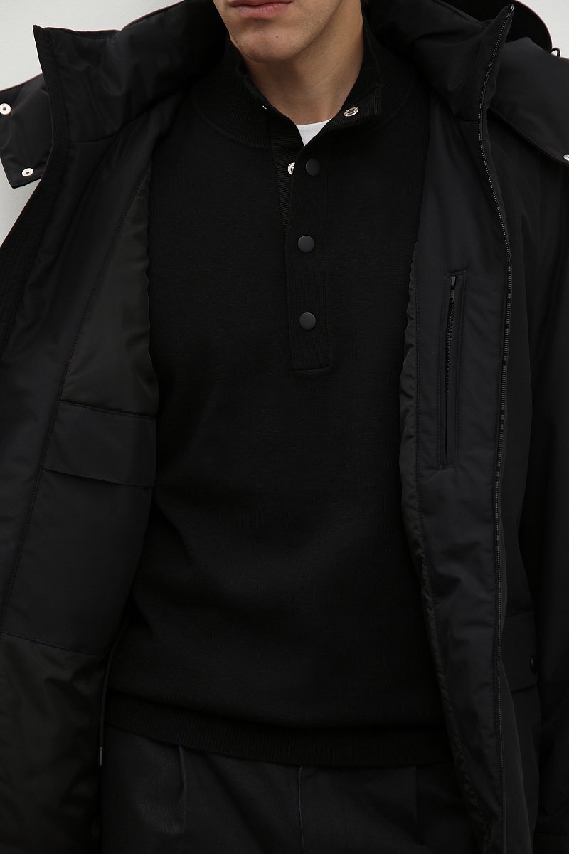 Утепленная куртка с капюшоном, Модель FBD21038, Фото №6