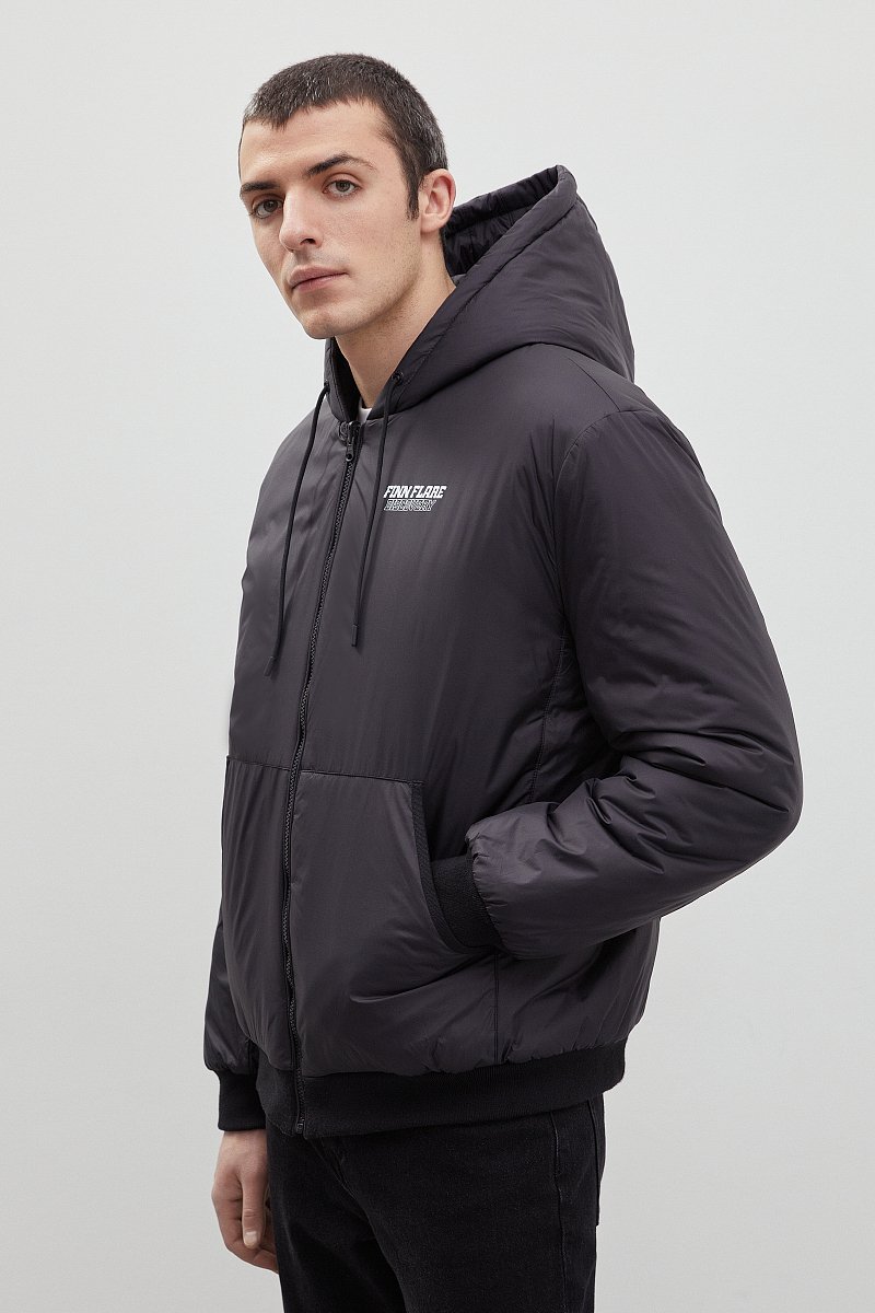 Утепленная куртка в спортивном стиле, Модель FBD21074, Фото №4