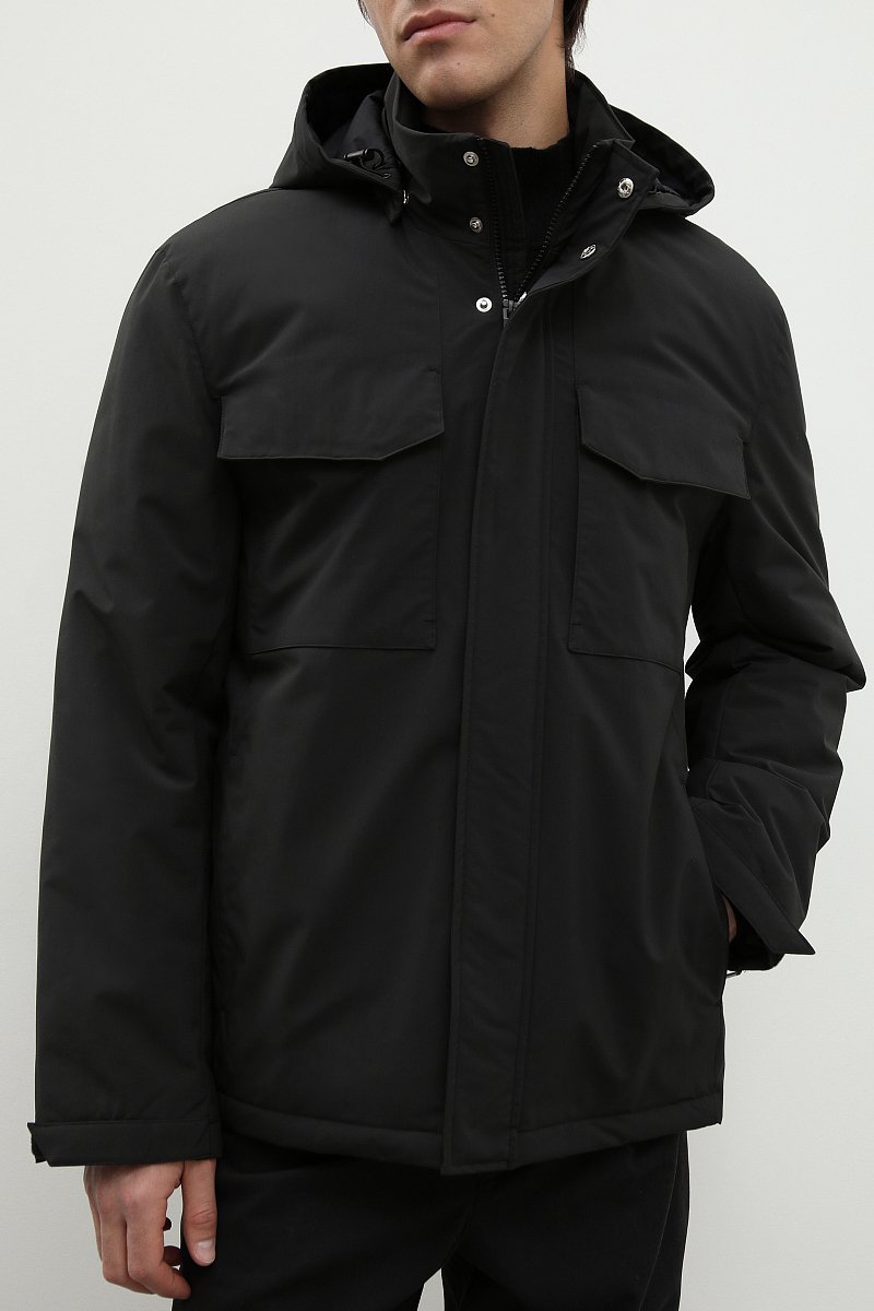 Утепленная куртка с капюшоном, Модель FBD21075, Фото №3