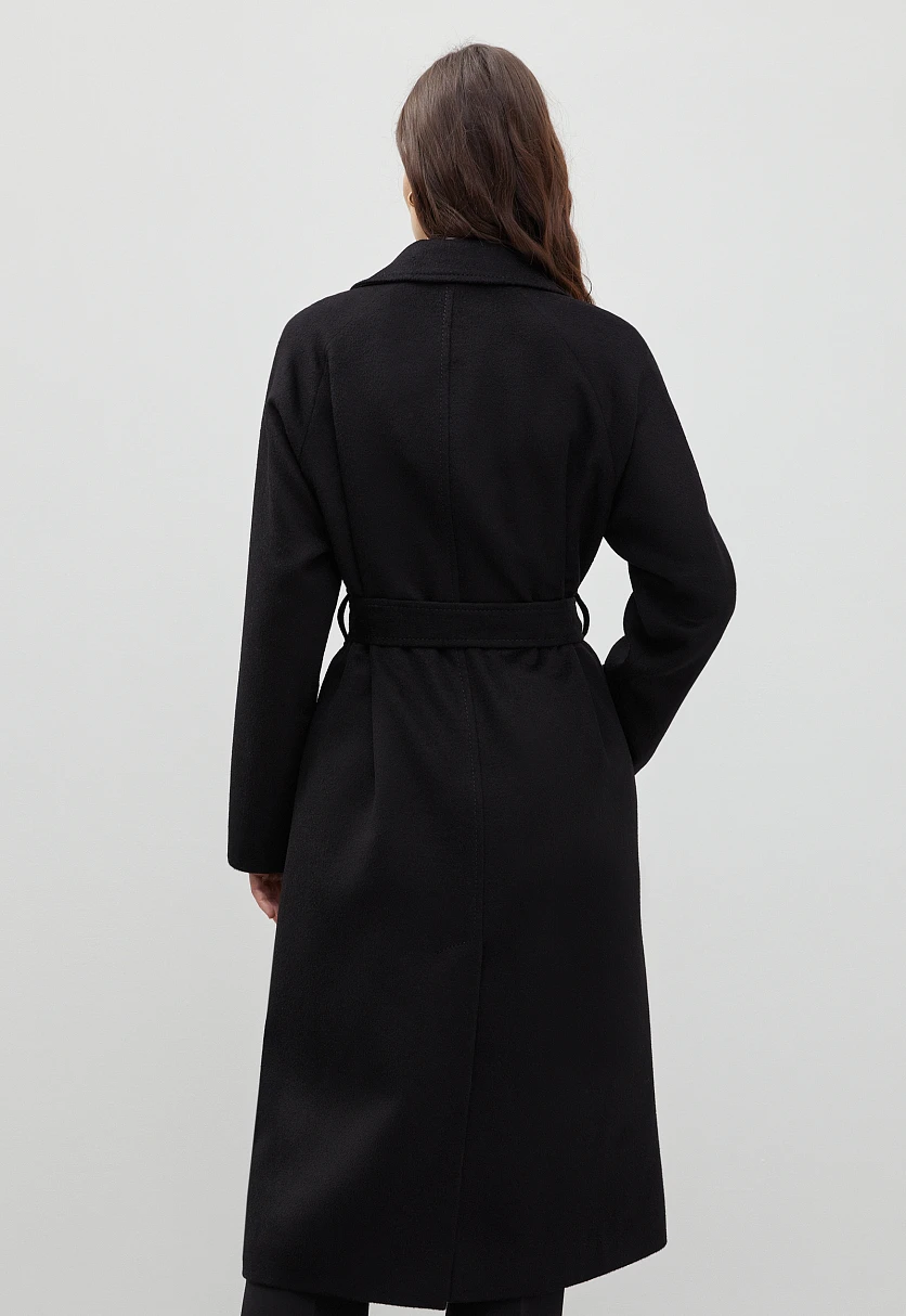 Пальто oversize силуэта с шерстью, Модель FBD11034, Фото №5