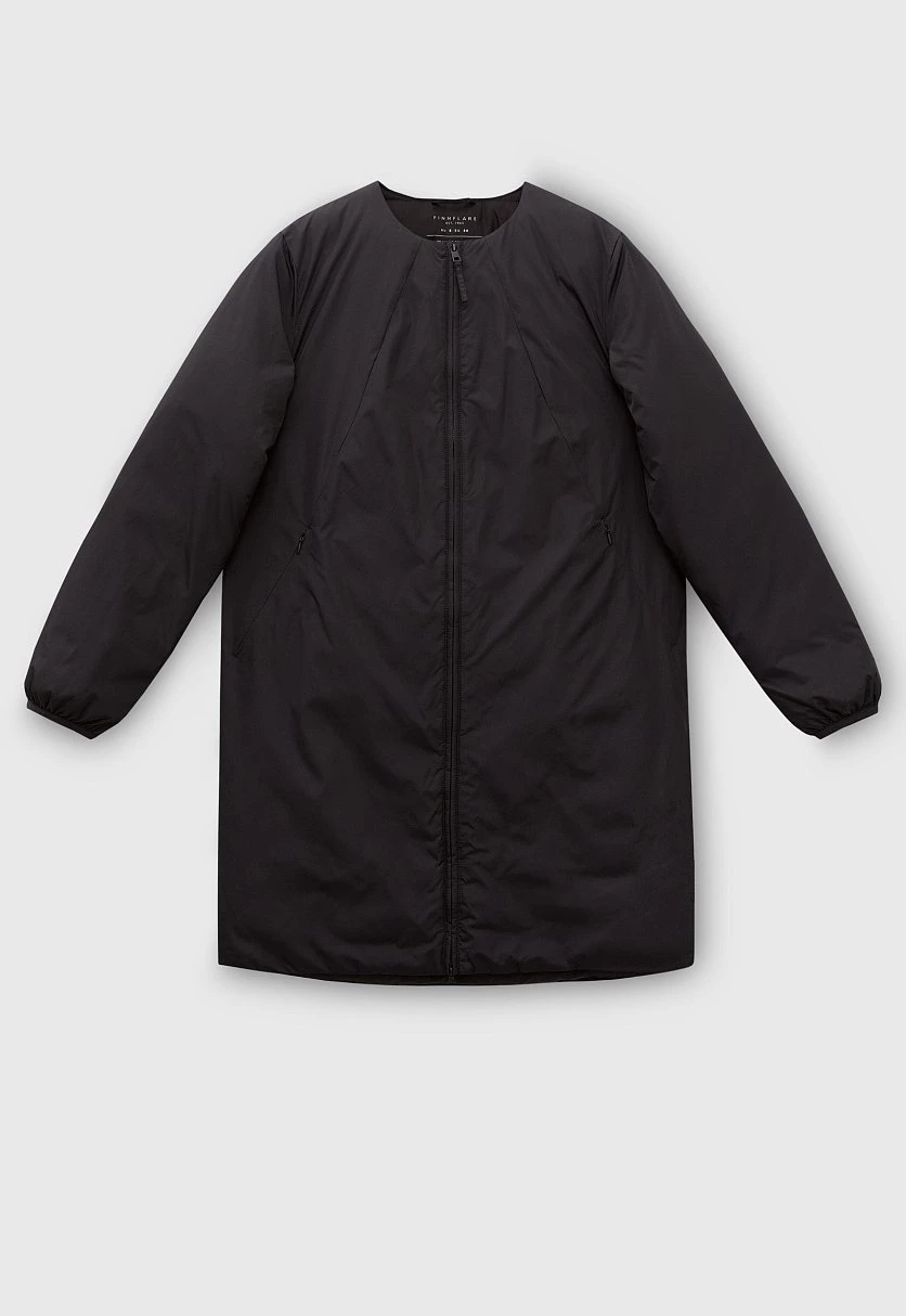 Утепленное пальто силуэта oversize, Модель FBD11079, Фото №8