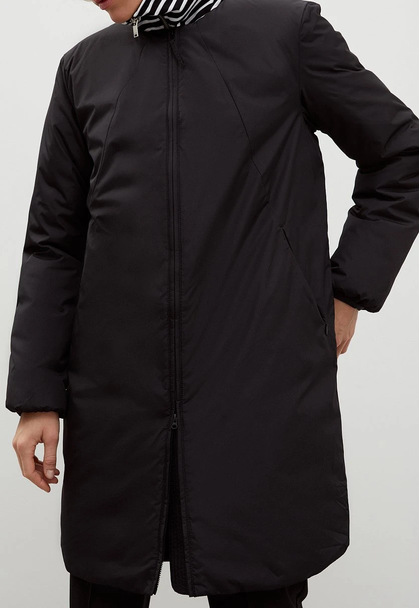 Утепленное пальто силуэта oversize, Модель FBD11079, Фото №3