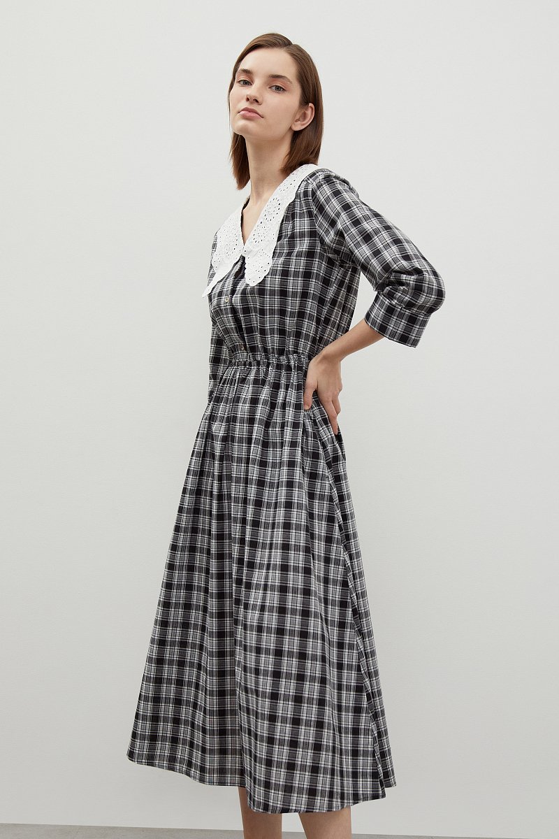 Платье с кружевным воротником, Модель FBD110144, Фото №4
