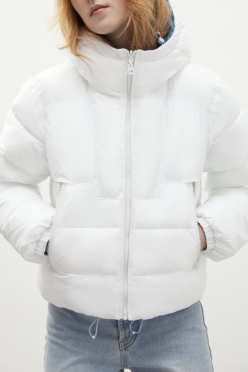 Стеганая куртка с капюшоном, Модель FBD110210, Фото №3