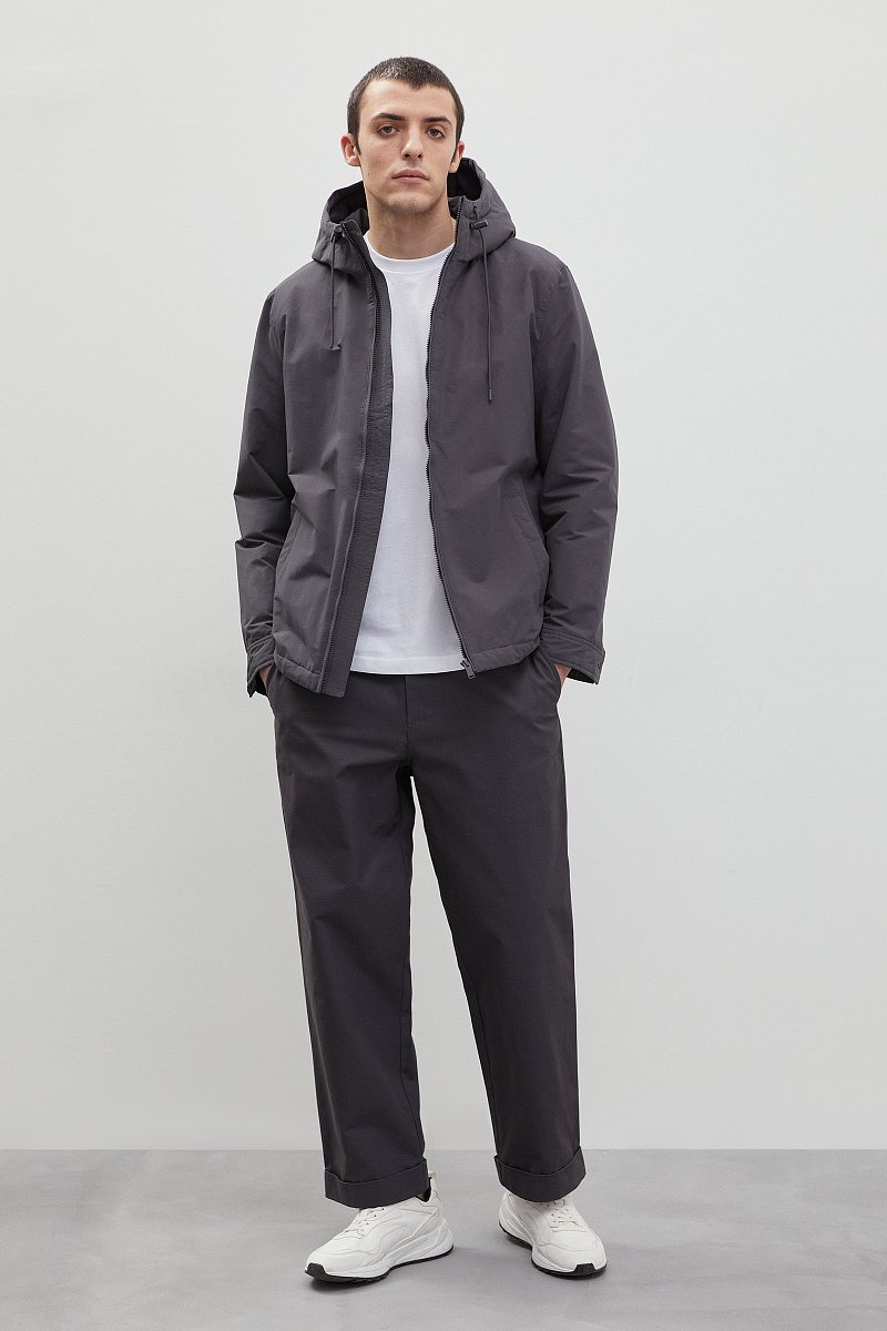 Утепленная куртка с капюшоном, Модель FBD21000, Фото №2