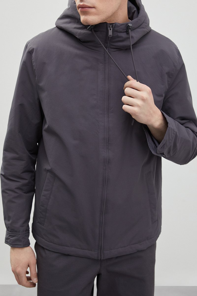 Утепленная куртка с капюшоном, Модель FBD21000, Фото №3