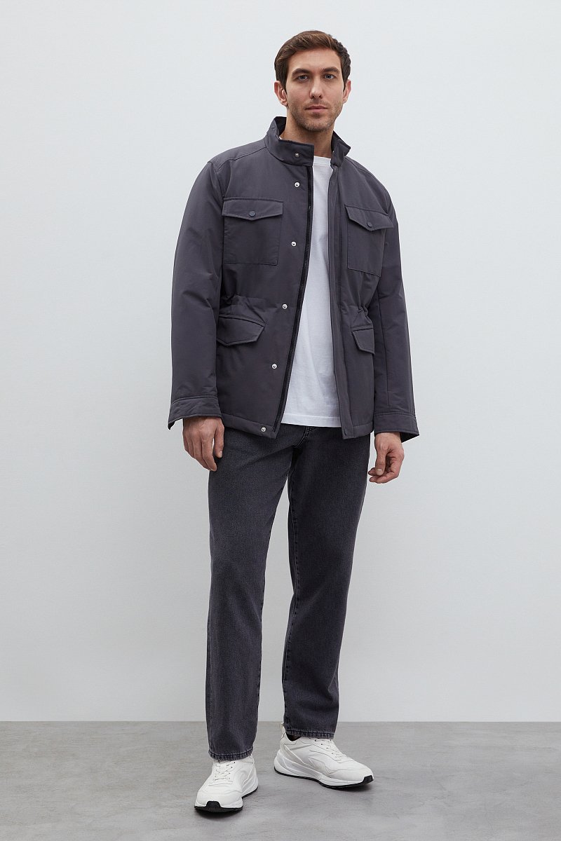 Утепленная куртка с карманами, Модель FBD21001, Фото №2