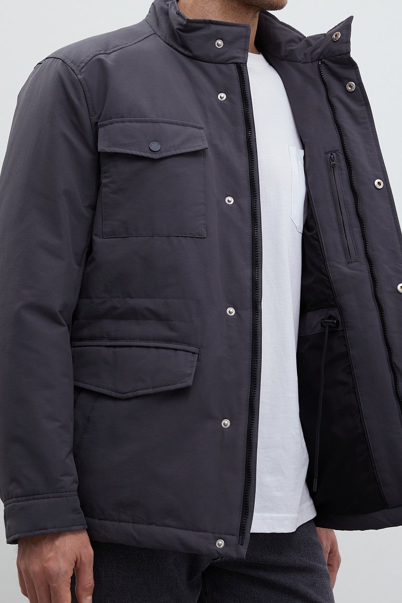 Утепленная куртка с карманами, Модель FBD21001, Фото №6