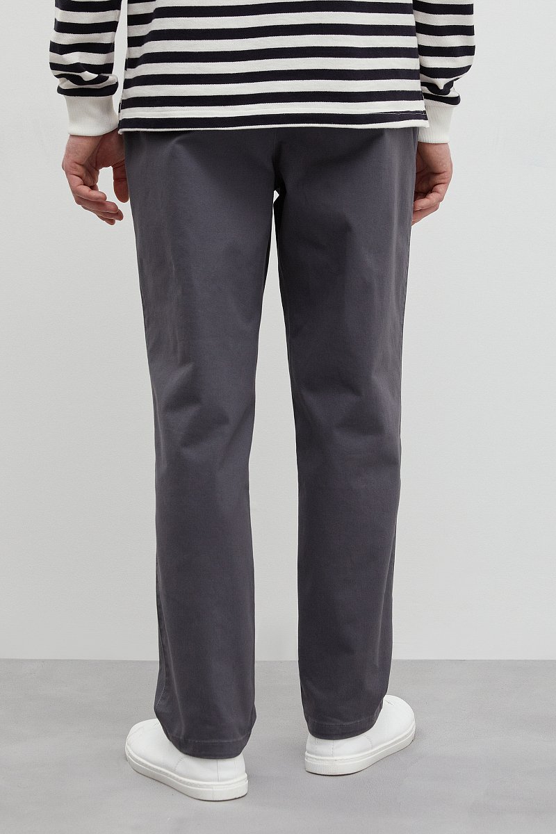 Прямые брюки из хлопка, Модель FBD210143, Фото №4