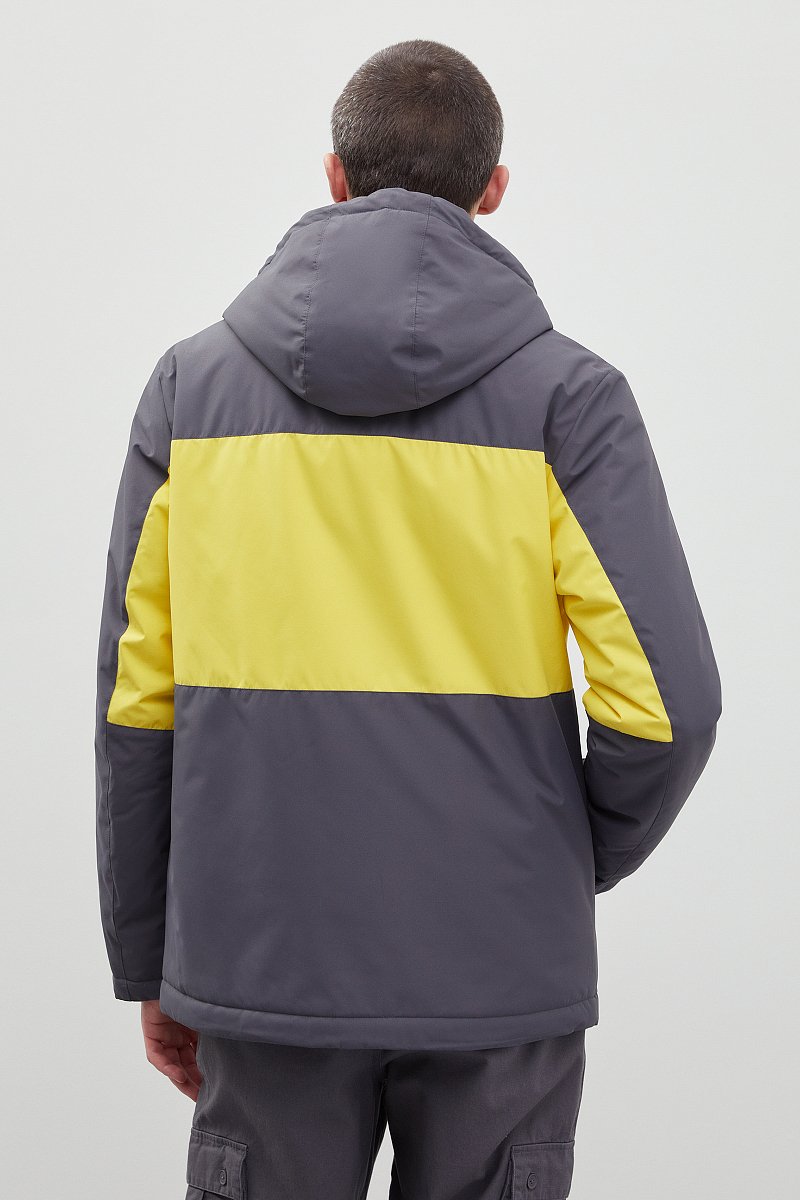 Утепленная куртка в стиле color block, Модель FBD21043, Фото №5
