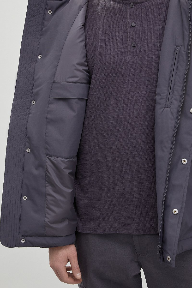 Утепленная куртка в стиле color block, Модель FBD21043, Фото №6