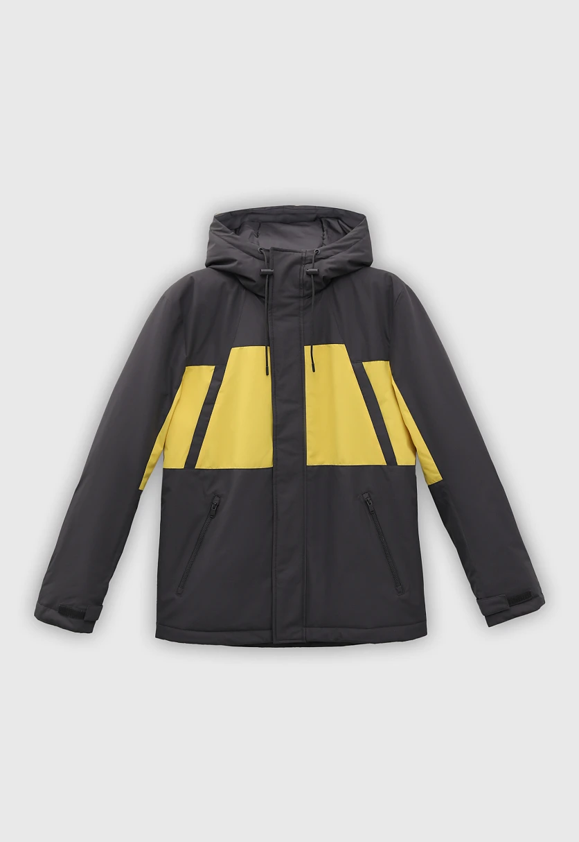 Утепленная куртка в стиле color block, Модель FBD21043, Фото №9