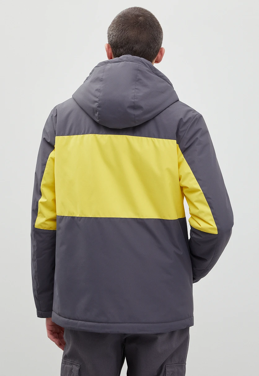 Утепленная куртка в стиле color block, Модель FBD21043, Фото №5