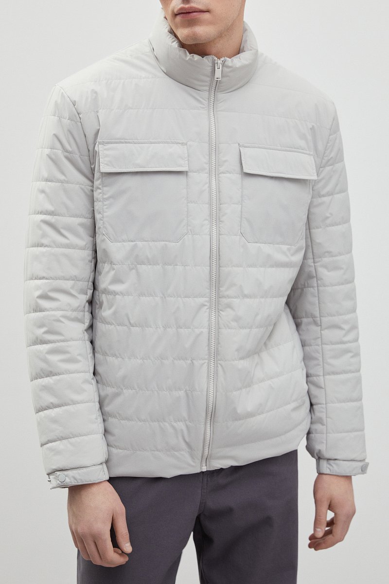 Стеганая куртка с карманами, Модель FBD21013, Фото №3