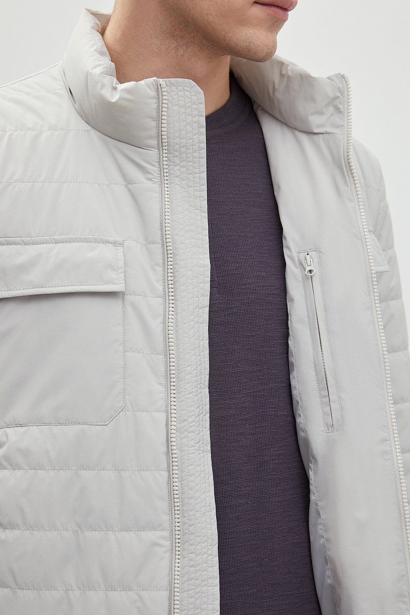 Стеганая куртка с карманами, Модель FBD21013, Фото №6