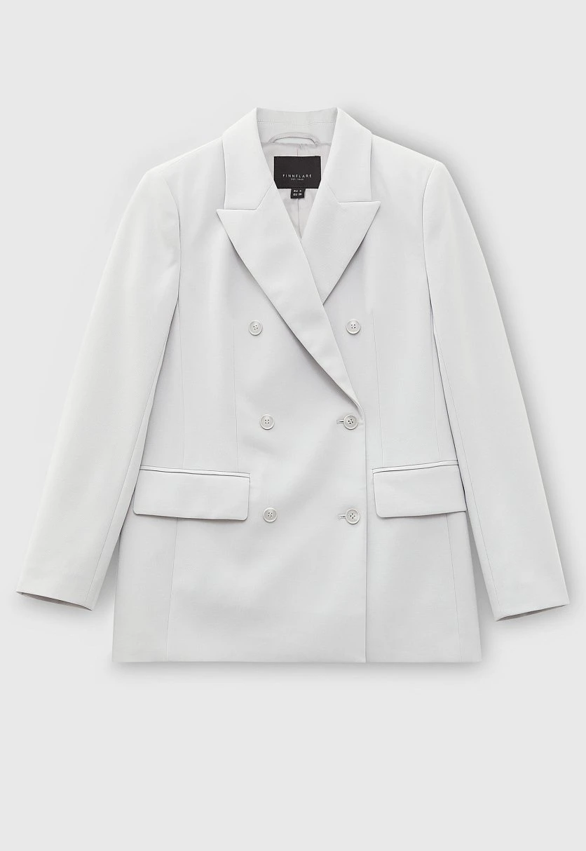 Двубортный жакет oversize силуэта, Модель FBD110101, Фото №8