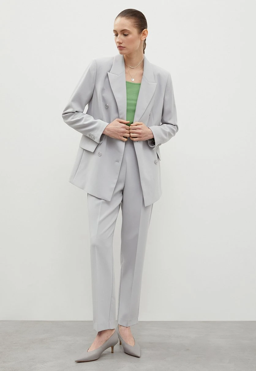 Двубортный жакет oversize силуэта, Модель FBD110101, Фото №2
