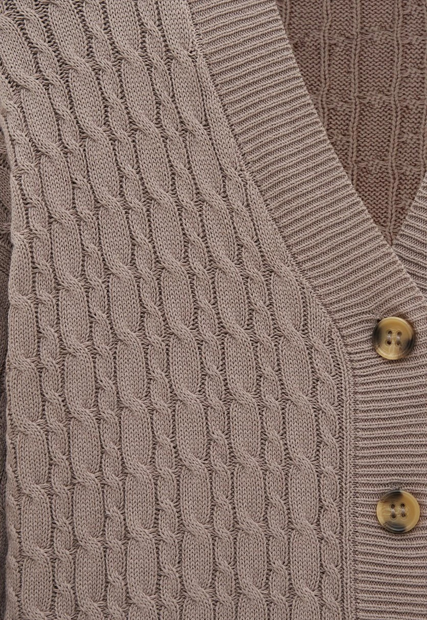 Кардиган с рельефным узором, Модель FBD11114, Фото №6