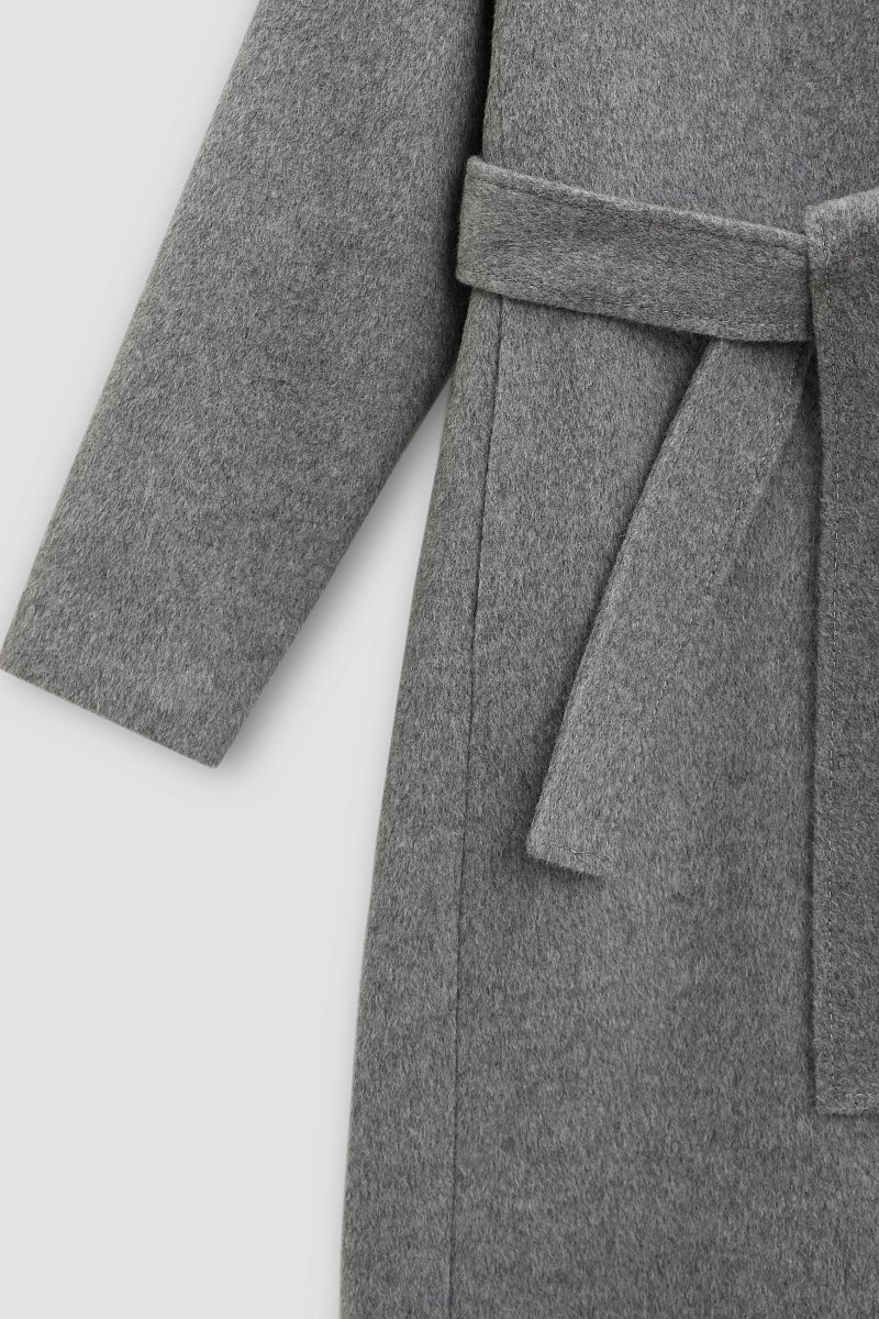 Пальто oversize силуэта с шерстью, Модель FBD11034, Фото №11