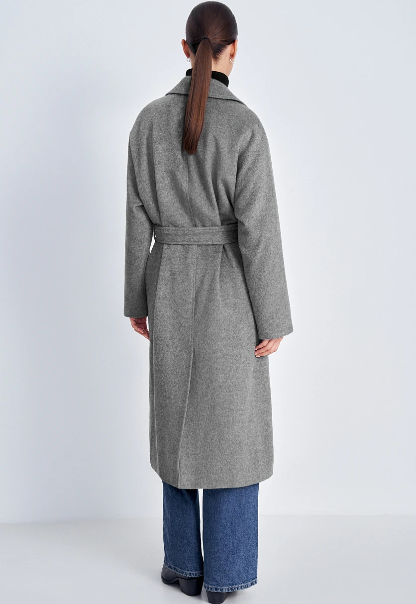 Пальто oversize силуэта с шерстью, Модель FBD11034, Фото №6