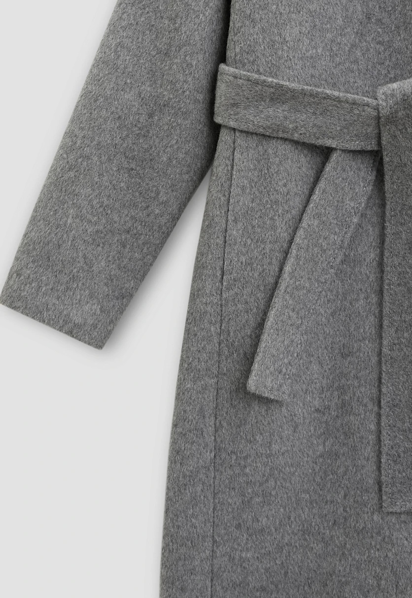 Пальто oversize силуэта с шерстью, Модель FBD11034, Фото №9
