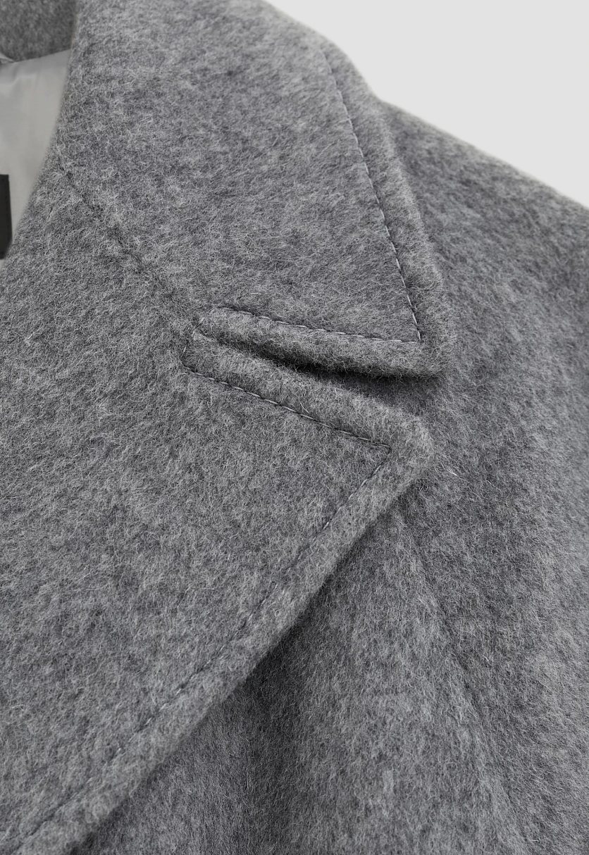 Пальто oversize силуэта с шерстью, Модель FBD11034, Фото №10
