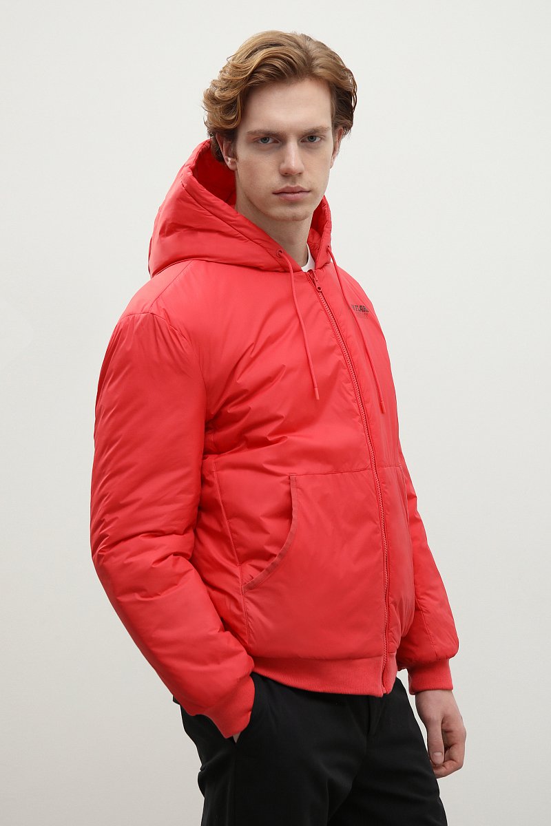 Утепленная куртка в спортивном стиле, Модель FBD21074, Фото №4