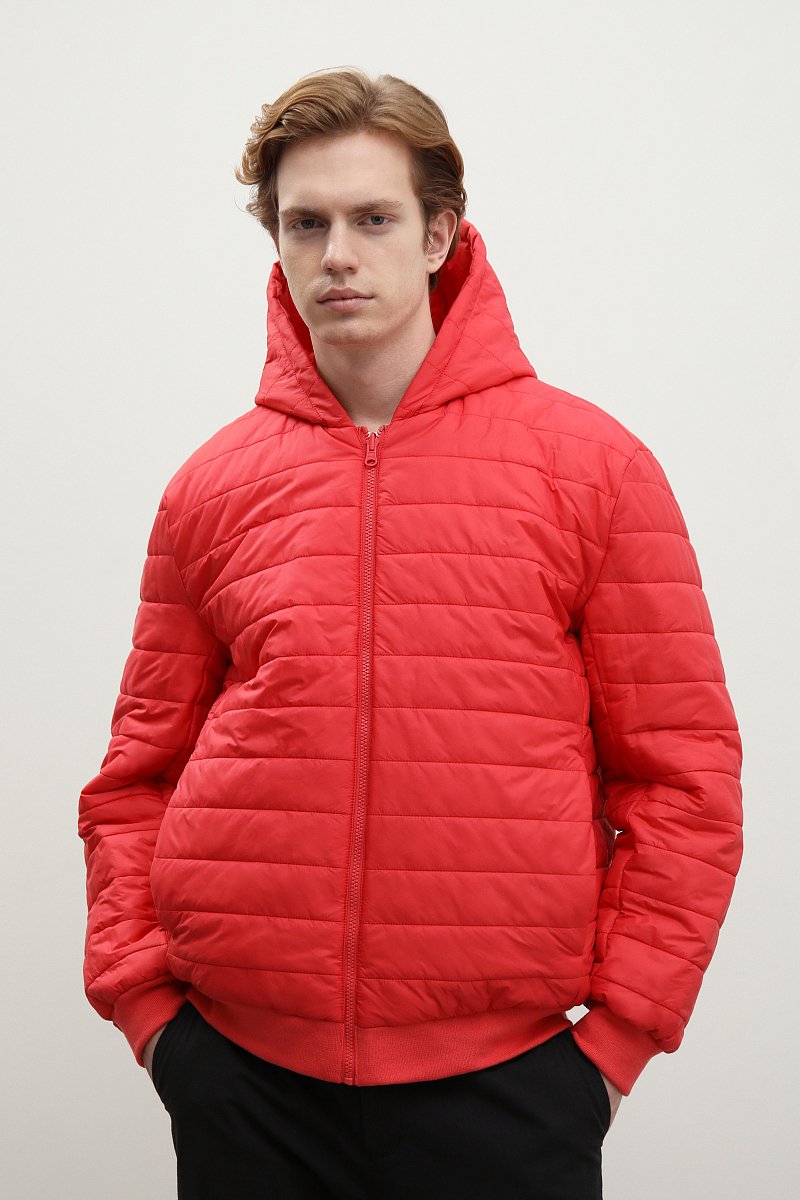Утепленная куртка в спортивном стиле, Модель FBD21074, Фото №6